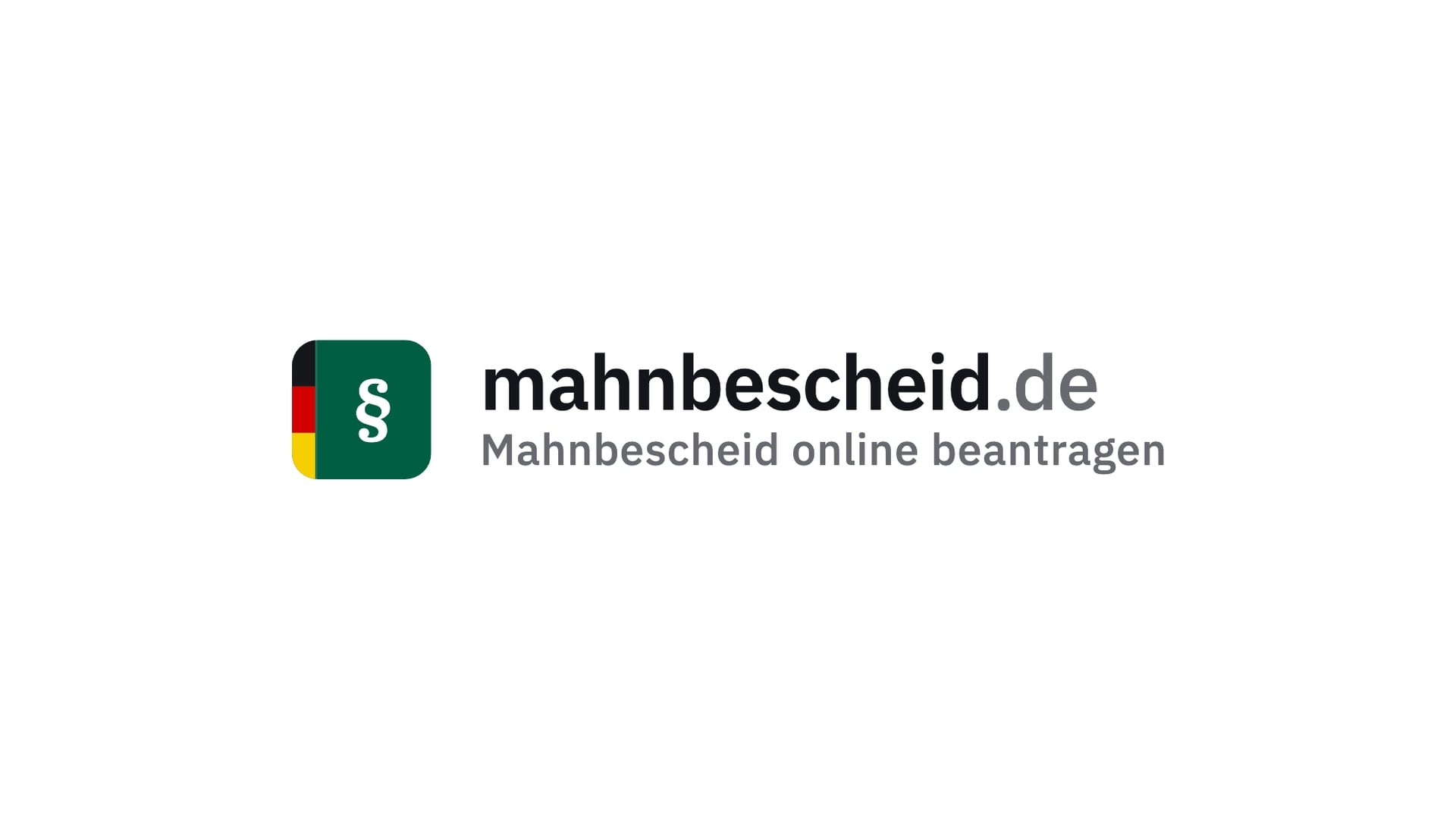 Logo von mahnbescheid.de, Format 16:9